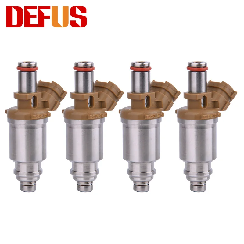 

4 шт. топливных форсунок 23250-16150 23209-16150 для Toyota Corolla AE110 4AFE 5AFE, детали для впрыска топлива 2325016150 232091615