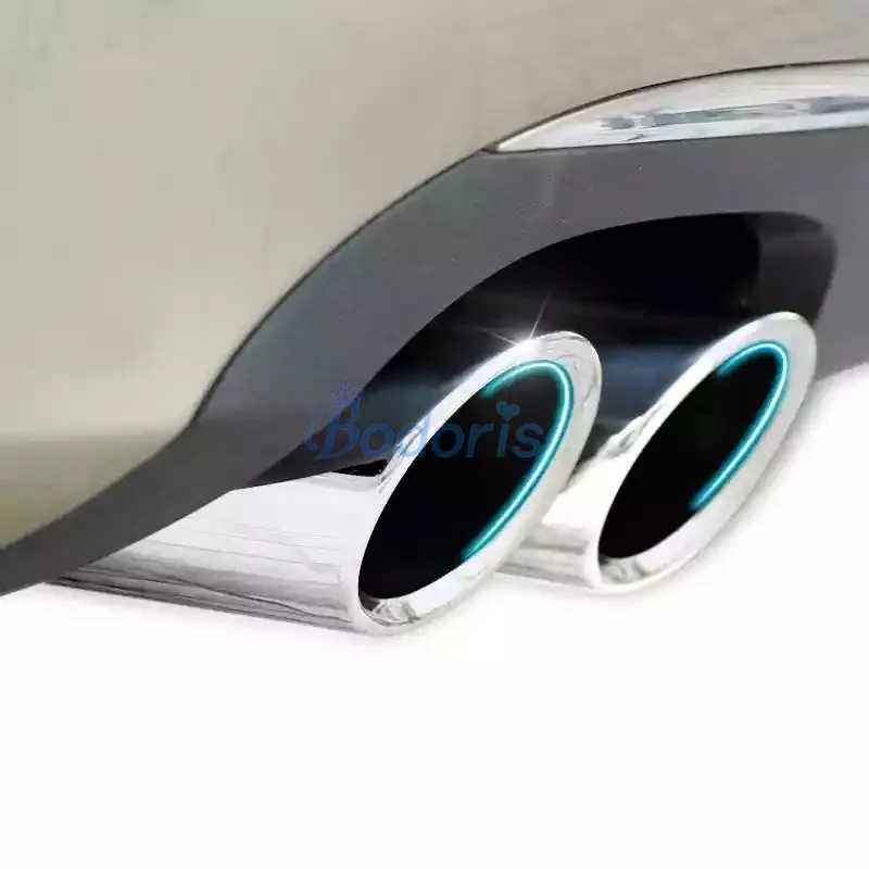 Автомобильный Стайлинг Ti черный цвет глушитель наконечник трубы конец 2010 2011 2012