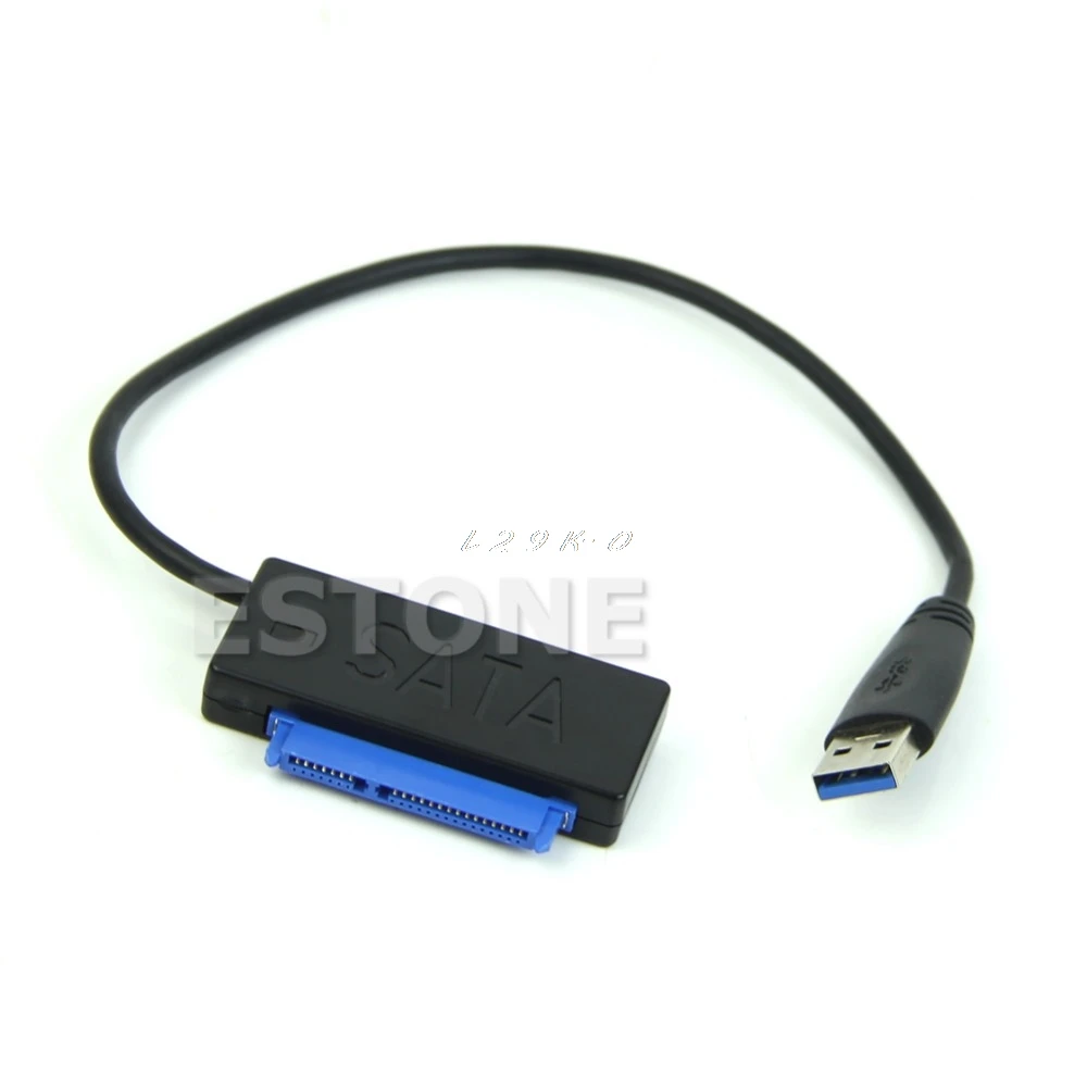 USB 3 0 Новый Sata кабель 22 Pin 7 + 15 HDD жесткий диск конвертер адаптер|Компьютерные