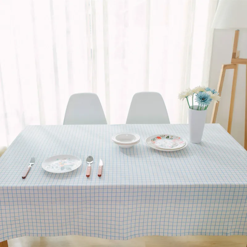Бесплатная доставка европейская клетчатая скатерть для стола