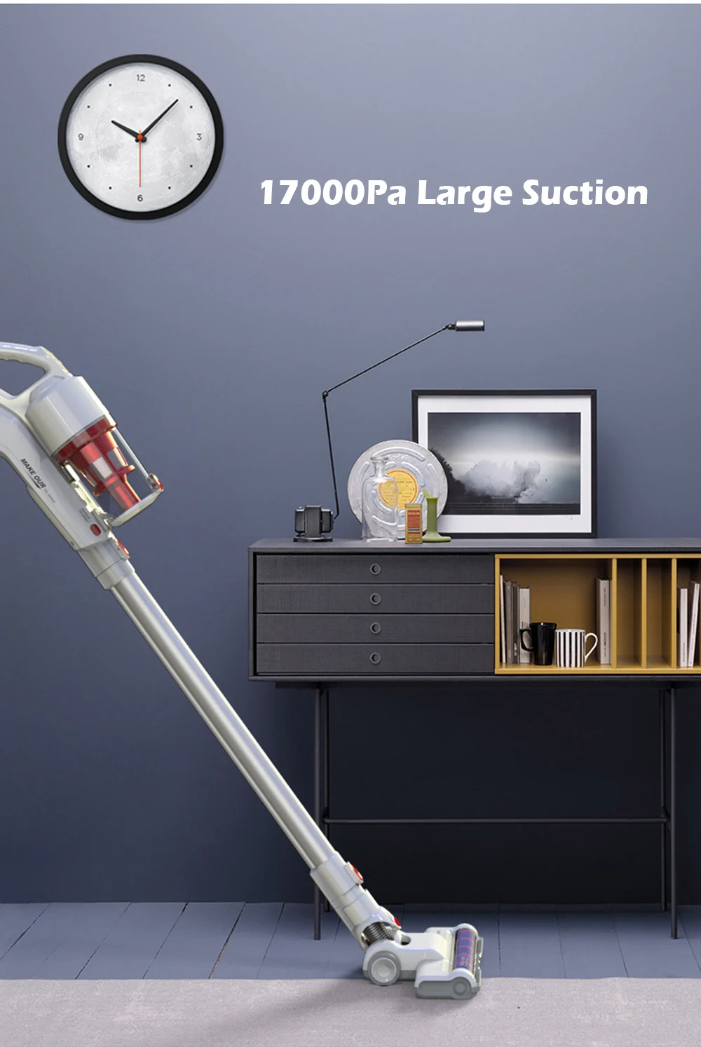 Dibea DW200 Pro 2 в 1 беспроводной ручной пылесос 17000Pa мощный всасывающий Быстрый уборочный пылесборник большой емкости