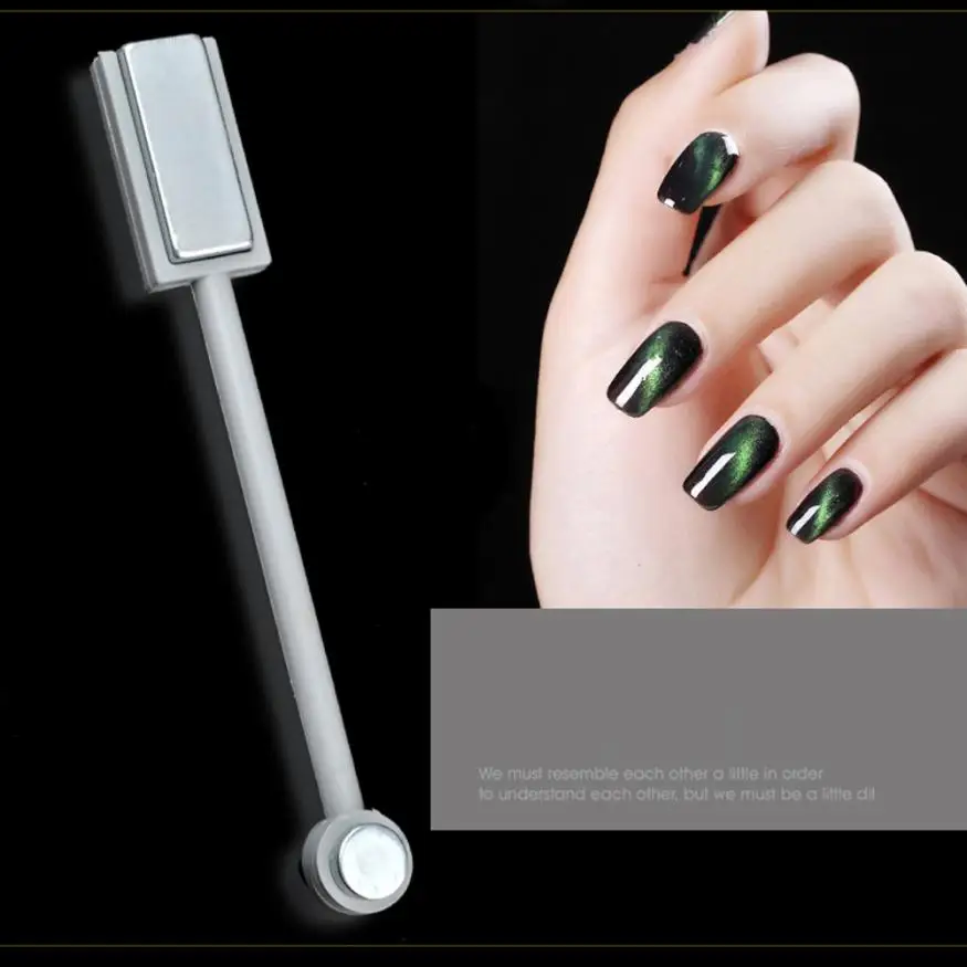 1 шт. Металлическая магнитная палочка доска для дизайна ногтей инструмент DIY