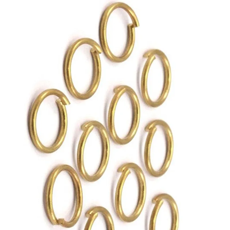 Необработанные латунные кольца для прыжков (3 мм 18 мм) на выбор|jump rings|brass jump ringsraw