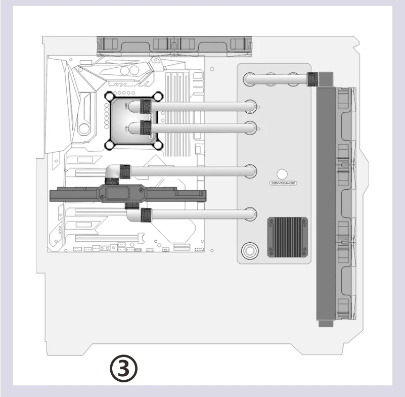BYKSKI акриловые цистерны для Phanteks 416 компьютер чехол/3PIN 5V D-RGB/комбо DDC насос прохладной воде канала раствор