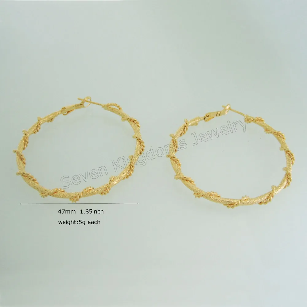 Минимальный заказ 10 $/Новинка серьги кольца с круглой поверхностью шариковой