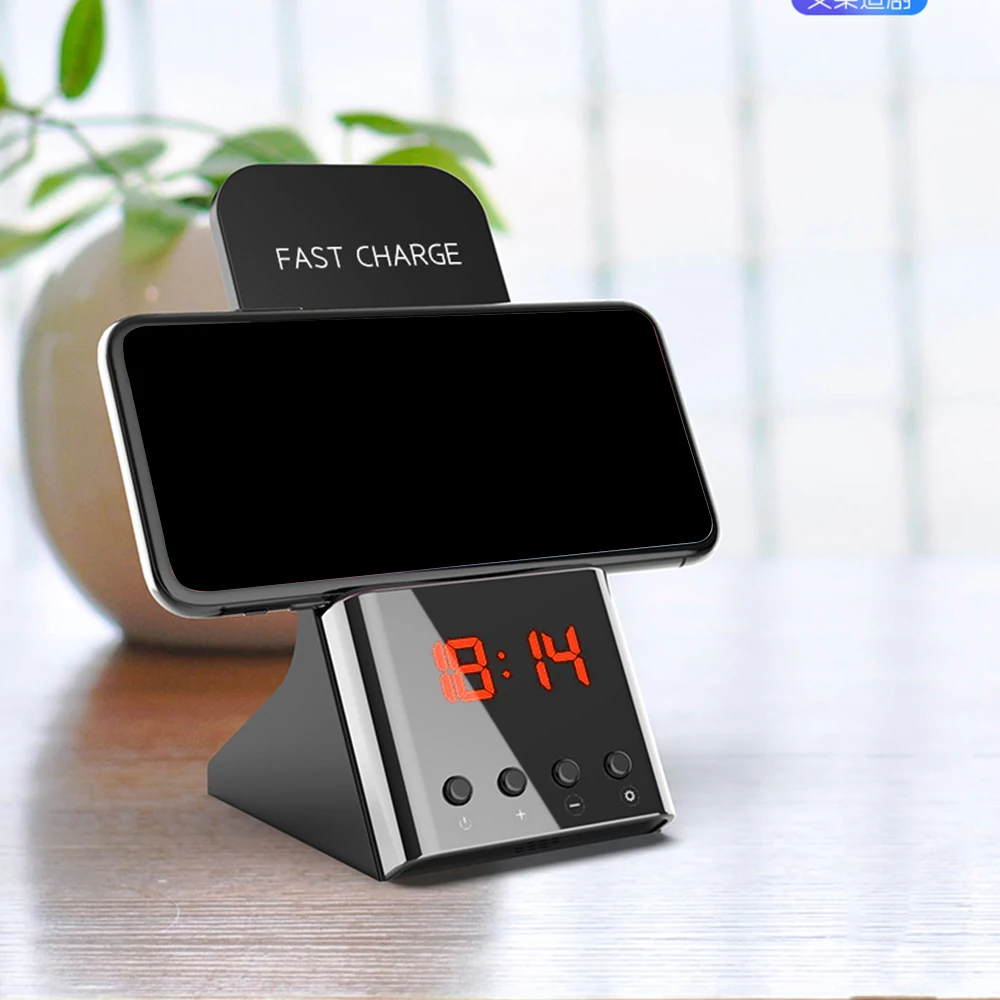 10 Вт Qi Быстрое беспроводное зарядное устройство Подставка для зарядки USB