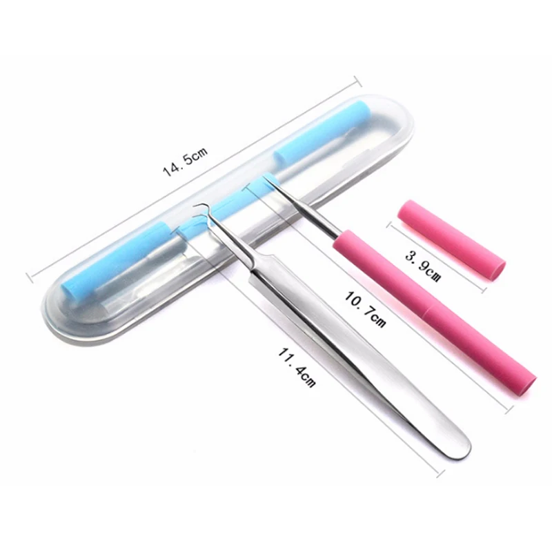 2 шт. игла для удаления прыщей угрей лечения акне черная маска угрей|Устройство