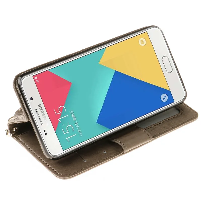 Howanni кленовый лист тиснением кожаный чехол для Samsung Galaxy A5 2016 A510F 5.2 дюймов Чехол