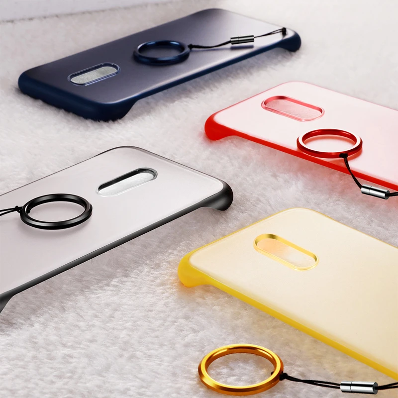 Ультратонкий Тонкий матовый чехол для Oneplus 7 Pro One plus Oneplus7 прозрачный с веревкой
