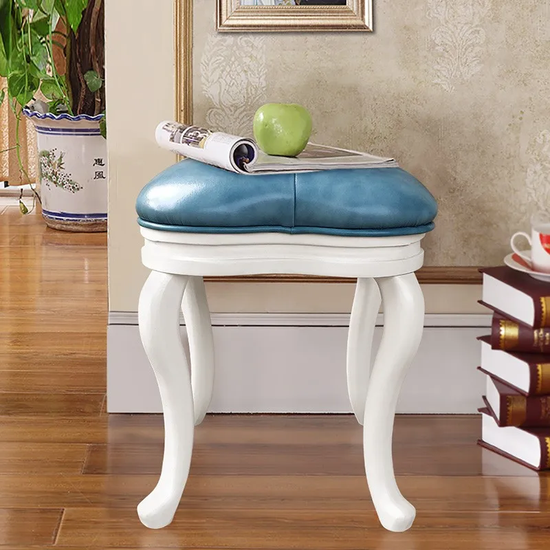 Стул из массива дерева домашний Европейский туалетный стул для макияжа