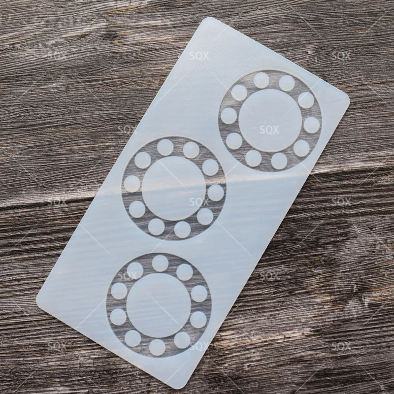 Силиконовая форма для шоколада в форме круглого подшипника выпечки инструменты