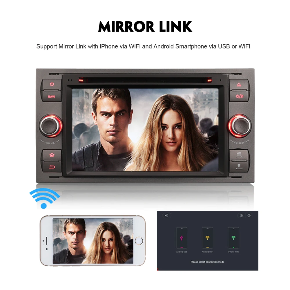 Подробная информация об Android 8 0 DAB + GPS WiFi 4G BT SD радио OBD Автомобильный DVD CD плеер для