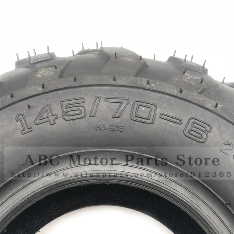 6 Inch ATV Tire 145/70-6 four wheel vehcile Fit for 50cc 70cc 110cc Small Front Or Rear Wheels | Автомобили и мотоциклы