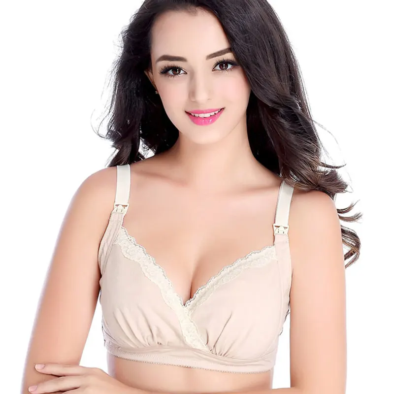 Ropa mujer, бюстгальтеры для кормящих, кружевные, боковые, для женщин, одежда для беременных, licorne, бренд, дропшиппинг, бюстгальтер, грудное вскармливание, нижнее белье, XL - Цвет: C