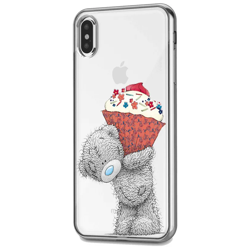 TPU Силиконовый чехол для телефона для iphone XS Max чехол Tatty Teddy Me To You Bear чехол для телефона чехлы для iphone 11Pro 5 SE 6S 7 8plus XR чехол - Цвет: TPU