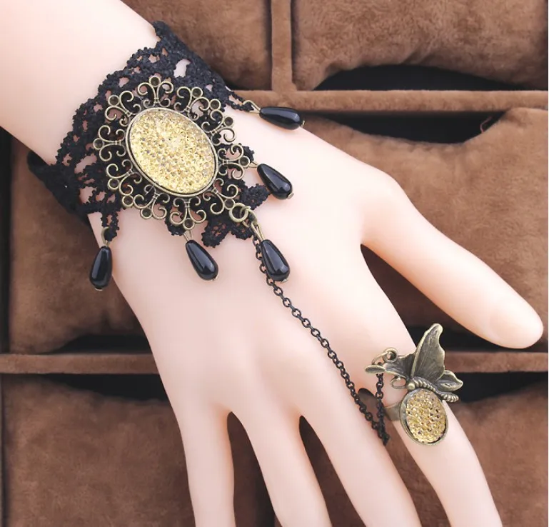 Новое поступление винтажные топазные кружевные модные брелки с кольцом 57 |