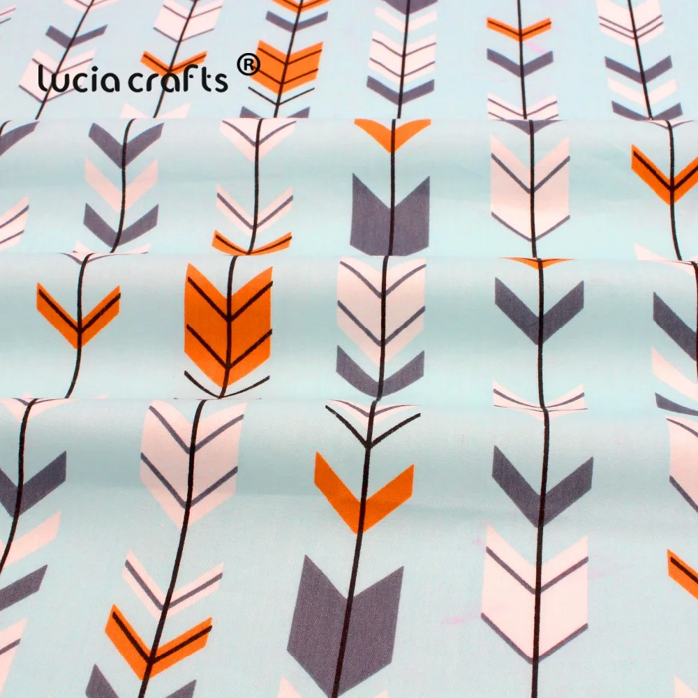 Lucia crafts, 1 шт., хлопковая ткань с мультяшным принтом, Лоскутная Ткань, сделай сам, для шитья детей, стеганное одеяло, материал I0302