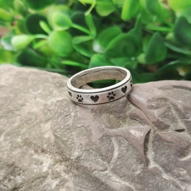 1 шт. кольцо с принтом Собачья и кошачья лапа|Кольца| |