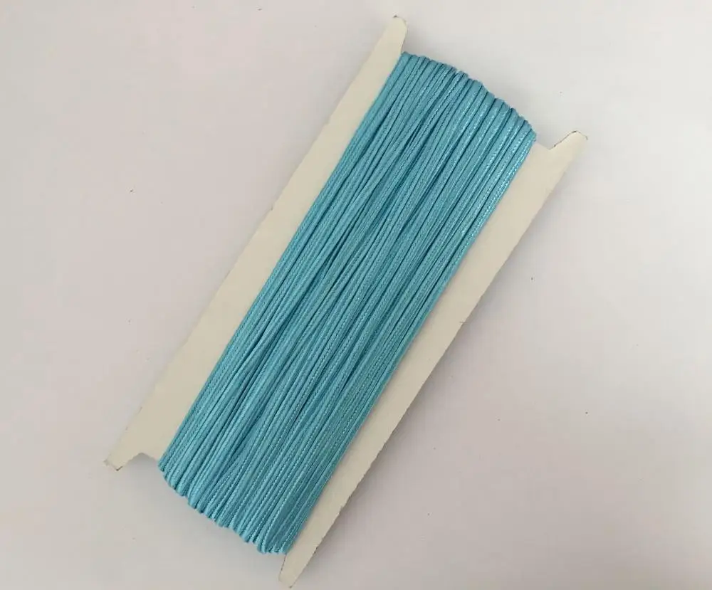 light blue 34 ярдов(31 м)/Лот 32 цвета 3 мм китайский шнур для сутаха нить Змеиный живот веревочные шнуры нейлоновая веревка для материал для изготовления ювелирных изделий - Цвет: light blue