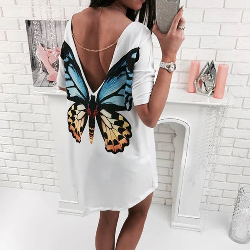 Женская футболка с коротким рукавом белая свободная v-образным вырезом и