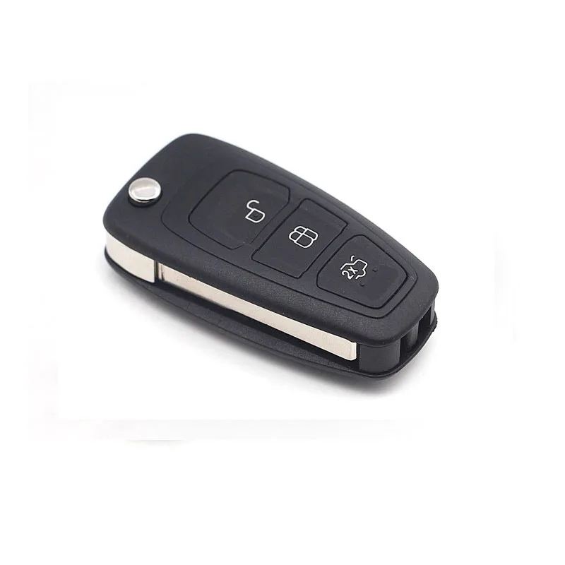 

Car Remote Flip FOB Keyless 433mhz 3 Buttons With Electronic Fit For Ford Mondeo Focus Fiesta