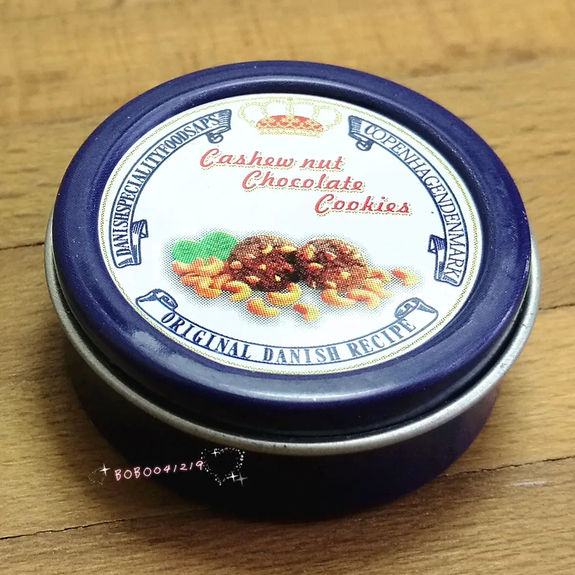 Кукольный домик миниатюрная 1:12 игрушка еда металлическая коробка для печенья