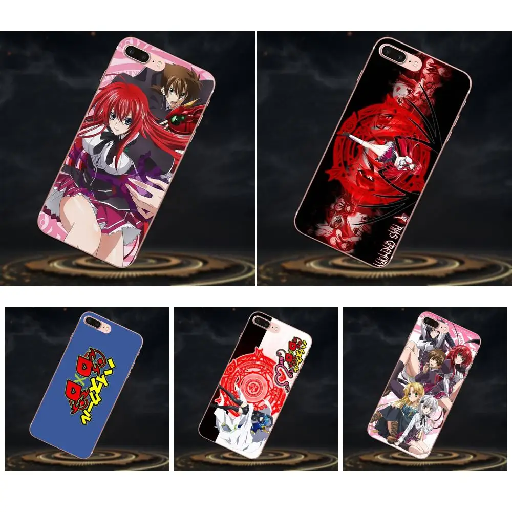 Школьная Dxd логотип для Xiaomi Mi3 Mi4 Mi4C Mi4i Mi5 Mi 5S 5X 6 6X 8 SE A1 Max Mix 2 Note 3 4 защитные чехлы из