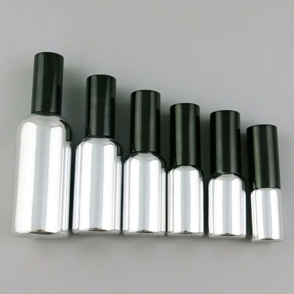 200 X Высокое качество многоразового серебряного стекла крем шампунь бутылка с