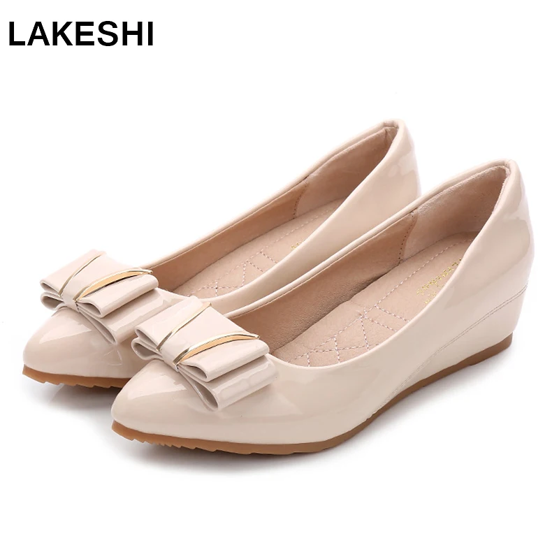 Женская обувь на плоской подошве танкетке Обувь Мода Высокое качество из