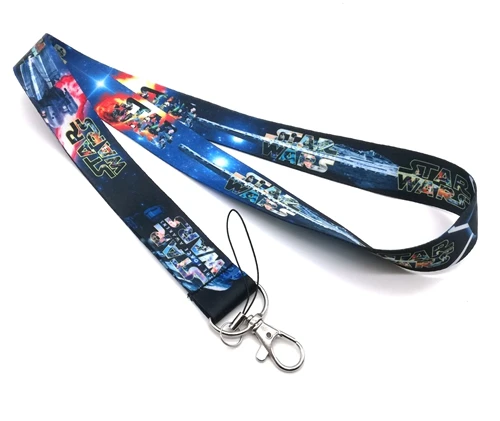 1 шт. Звездные войны брелки шейный ремешок для ключей камера ID Card Lanyard Z04 - Цвет: A