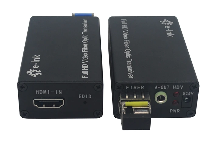 Мини 1080P DVI/HDMI/SDI в волоконно-оптический преобразователь одномодового волокна