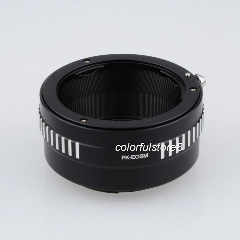 For PK-EOSM Lens Adapter Ring Pentax Mount Lenses to Canon EOSM EOS-M EOS M EF-M EFM Mirrorless Micro Camera Body | Электроника