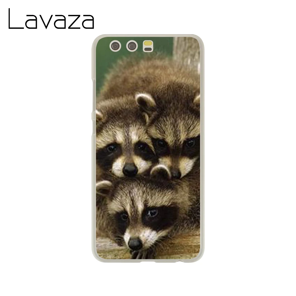 Чехол Lavaza с изображением животных енота для huawei P20 P10 P9 P8 Lite Plus Pro 2017 2016 2015 P Smart 2019 |