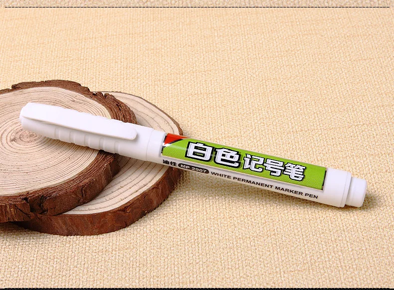 DIY металлическая водостойкая Перманентная маркерная ручка белого, золотого, серебряного цвета, маркер для крафт, масляная ручка, школьные канцелярские принадлежности