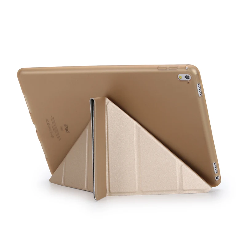 Чехол для планшета iPad Pro 9 7 дюйма из мягкого ТПУ с откидной крышкой и подставкой