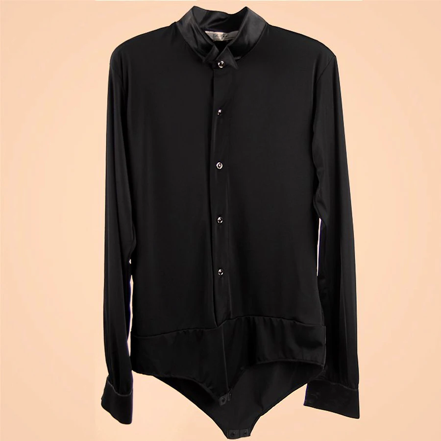 Новое поступление 2018 мужские топы для бальных танцев рубашки одежда