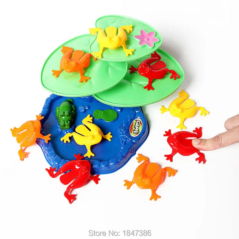 Семейная забавная игра Лягушка прыгающая лягушка с 9 прыгающими лягушками и 3 шт.