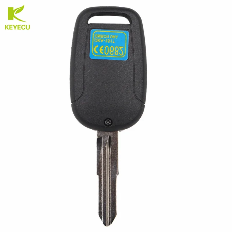KEYECU Replacement Uncut Remote Head Key 2/3 Button 433MHz ID46 Chip for Chevrolet Captiva 2008-2013 European & ME FCC: OKA-151T |