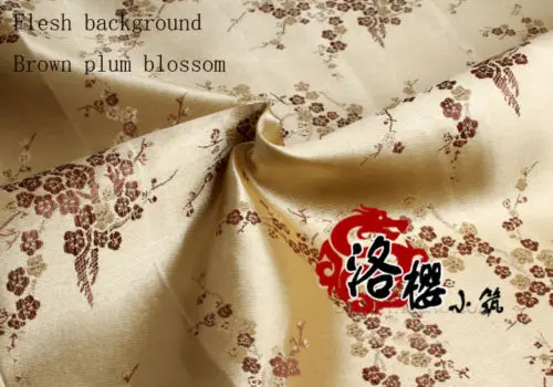 Plum and nei cai Китайский костюм Хана Соло из Звездных Войн Платье Халаты Ципао одежда кимоно атлас цветок сливы дамасской ткани - Цвет: Plum and nei cai