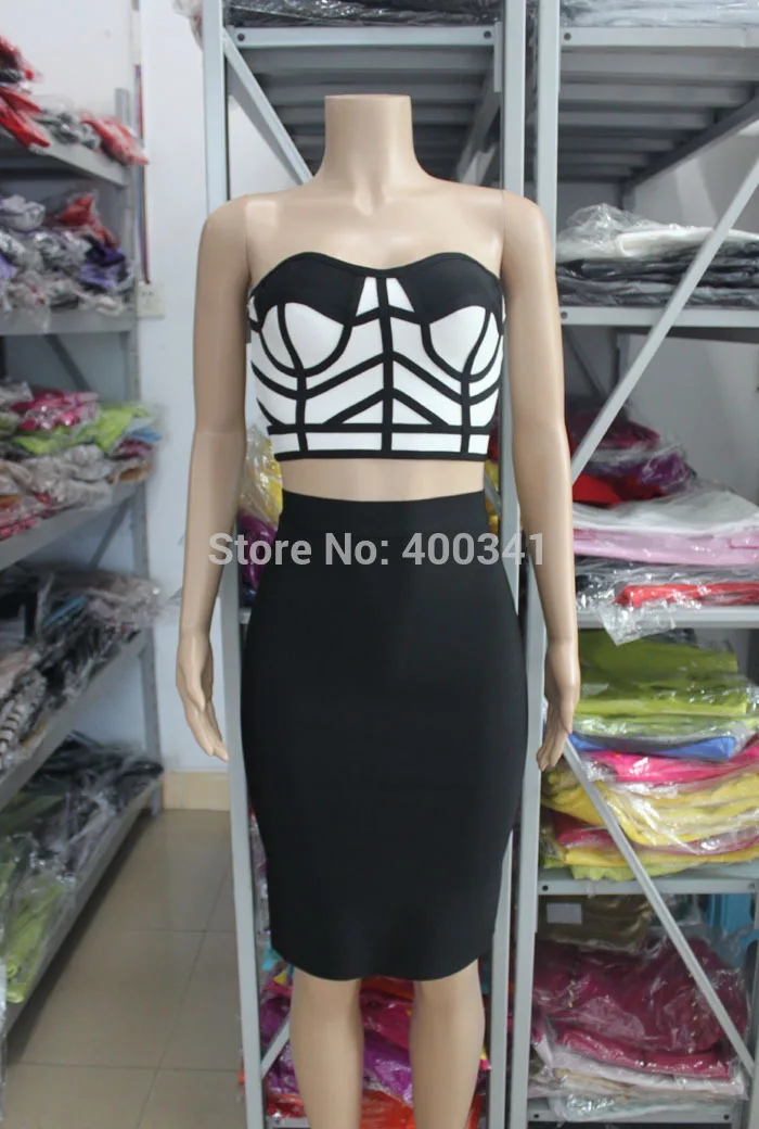 2018 новое летнее женское сексуальное платье из двух частей Бандажное с открытыми