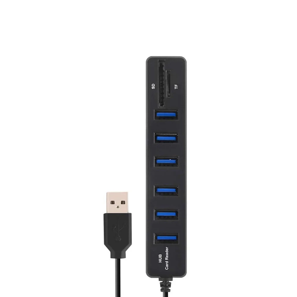 Usb-концентратор 3,0 Мульти USB 3,0 usb-хаб высокого Скорость 5/8 Порты хаб TF/SD Card Reader все в одном для ПК Компьютерные аксессуары