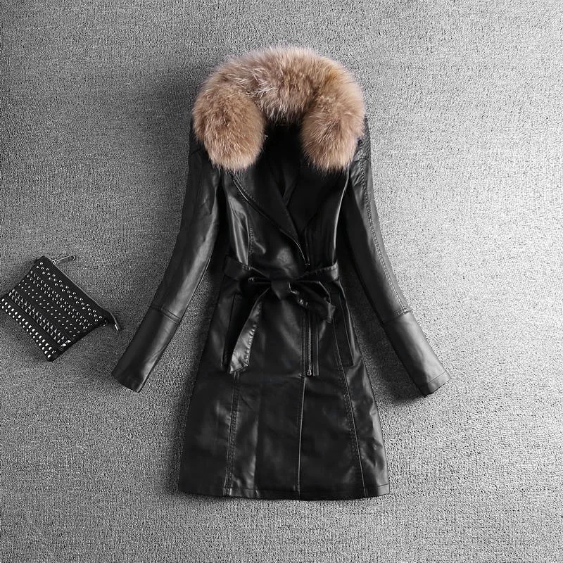 Настоящая куртка для женщин, S-4xl, весна-осень, искусственная кожа, байкерская куртка, женские кожаные куртки, женские тонкие, Мытые, мягкие, на ощупь