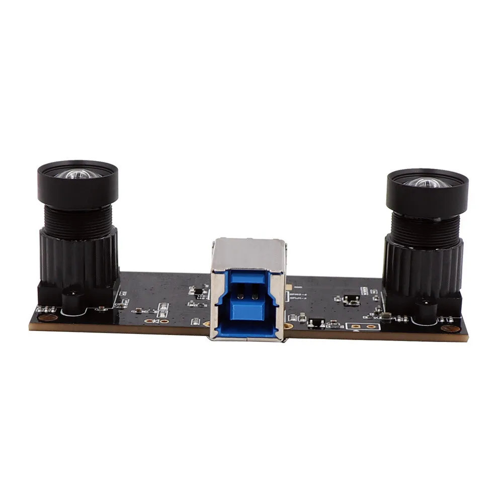 Без искажений Двойной объектив USB 3 0 Камера модуль синхронизации Aptina AR0130 HD 960 P OTG UVC