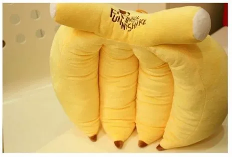 45cm высокое качество горячая Распродажа креативная плюшевая игрушка желтый банан
