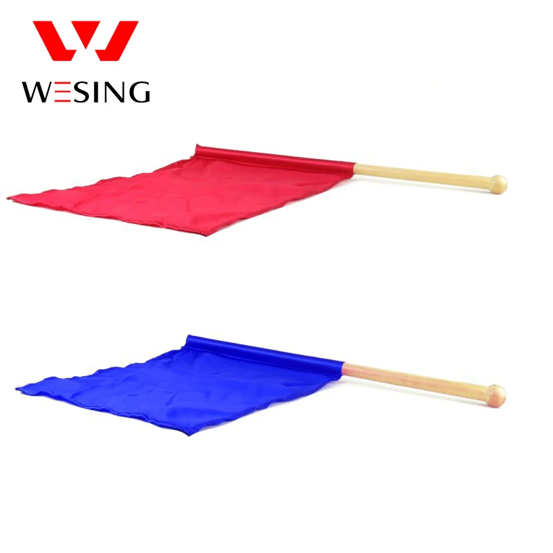 WESING карате Профессиональный Судья спарринг сигнала флаг красные синие для