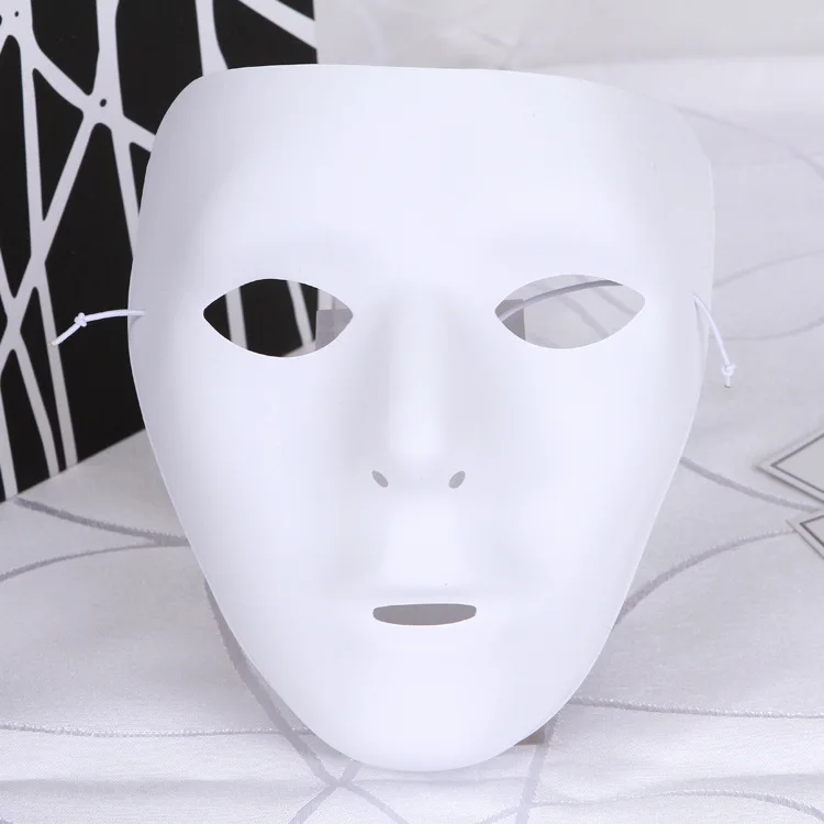 Маска для Хэллоуина танцевальные мужские и женские хип хоп маски rs ghost PVC белые