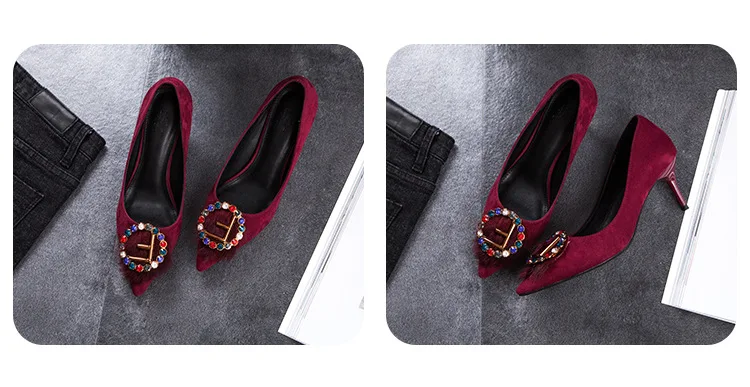 Новое поступление 2019 женские туфли-лодочки Сексуальные вечерние туфли на