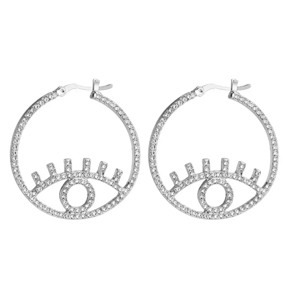 Женские акриловые сережки-петли круглые сережки-клипсы chandбали 2019 | Украшения и