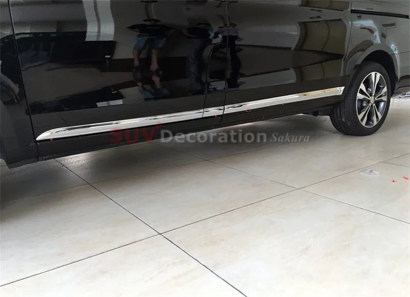 Для Mercedes-Benz V-Class Metris W447 2014-2018 ABS аксессуары внешний корпус автомобильной двери под