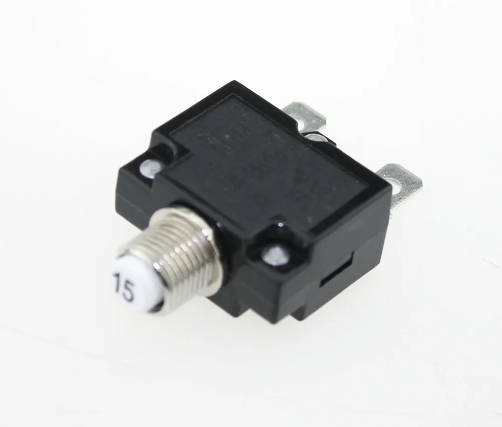 15Amp автоматические выключатели с ручным сбросом DC50V AC125 250V быстроразъемными